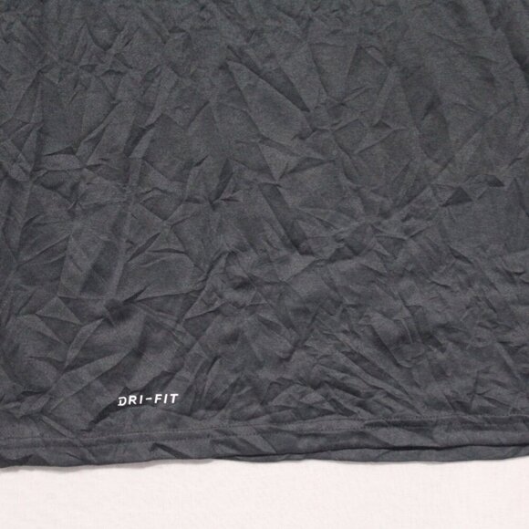 The Nike Tee Smoke Gray Men Tee Shirt Running Casual Dri Fit Size Large Tall - Picture 3 of 9